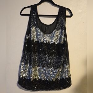 Womens - B Jewel Sequin Tank Top